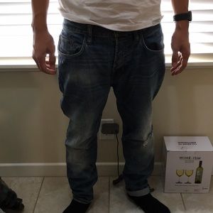 All saints drop crotch jeans